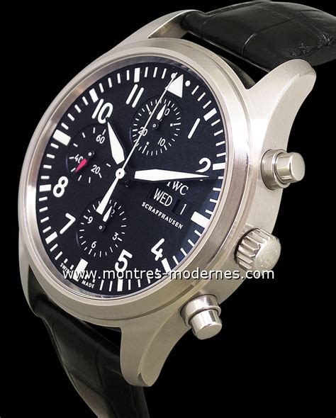 iwc flieger 3717.01|IWC Flieger Chronograph DLC .